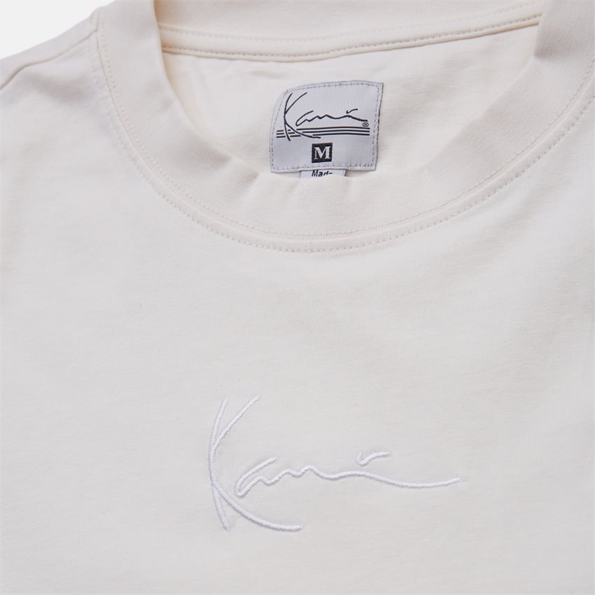 Karl Kani T-shirts KK SMALL SIGNATURE ESSENTIAL TEE OFF WHITE